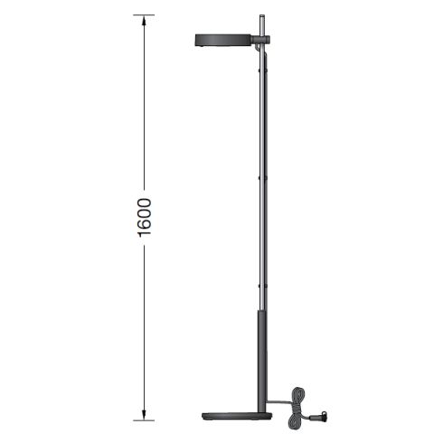 84912K3 - BEGA UniLink® Ortsveränderliche Gartenleuchte, grafit