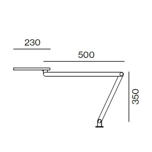 TASK 3000K Tischleuchte, weiß