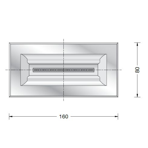 84088K3 LED-Bodeneinbauleuchte, symmetrisch