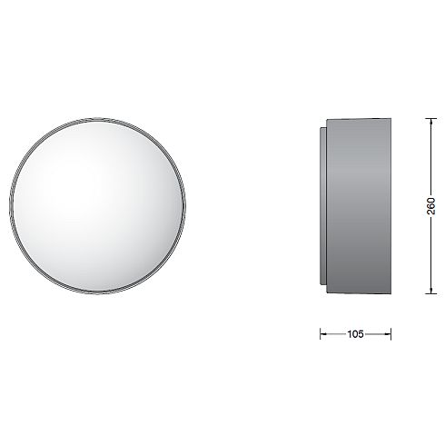 51012.2K3 - STUDIO LINE LED-Deckenleuchte, aluminium