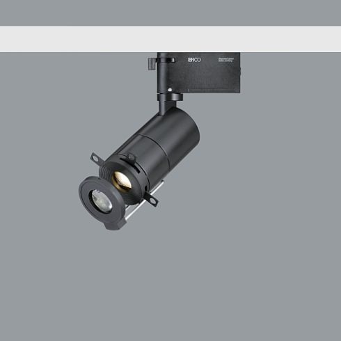 73302.000 POLLUX schwarz LED-Konturenstrahler für ERCO-3-Ph.-System