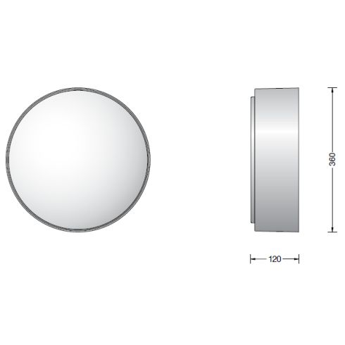 51018.2K3 - STUDIO LINE LED-Deckenleuchte, aluminium
