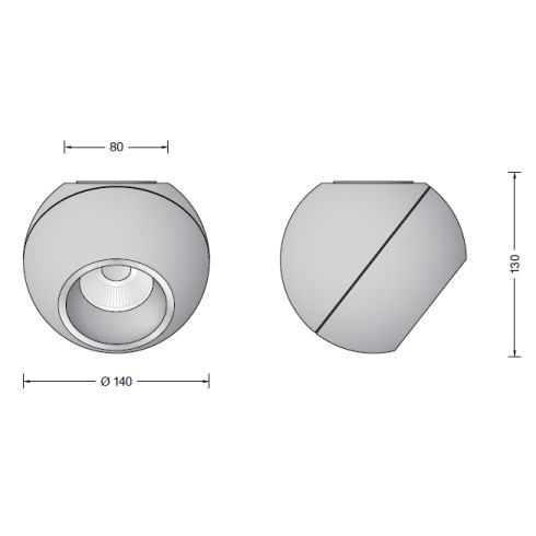 50847.4K3 - STUDIO LINE LED-Deckenleuchte, messing