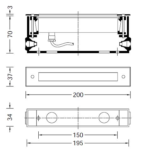 88301K4 LED-Bodeneinbauleuchte