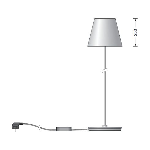 50742.4K3 - STUDIO LINE LED-Stehleuchte, messing