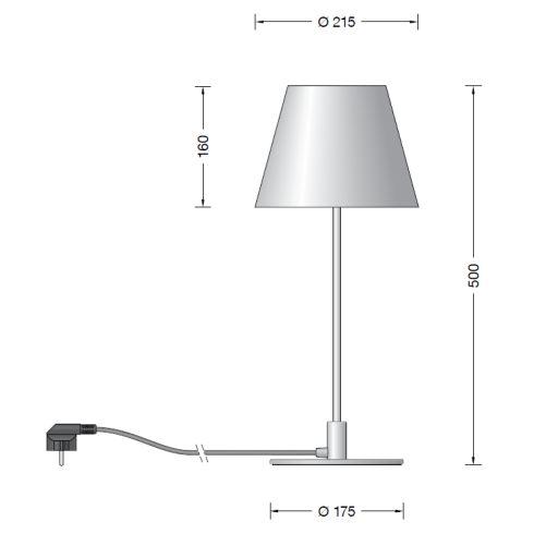 51030.6K3 - STUDIO LINE LED-Tischleuchte, kupfer