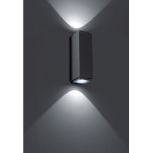 iPro micro up-down 84° LED-Wandanbauleuchte, grau