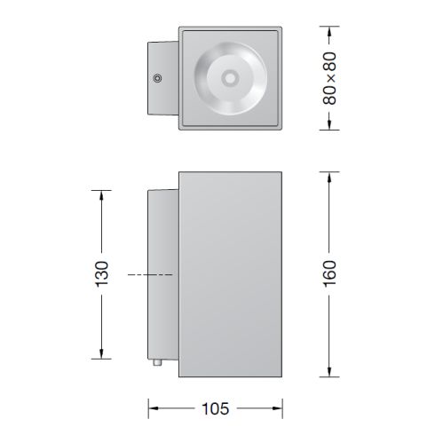 24614WK3 LED-Wandleuchte, weiß