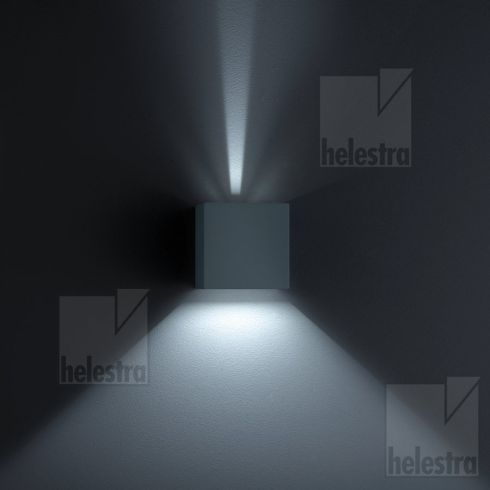 SIRI 44 schwarz LED-Außenwandleuchte