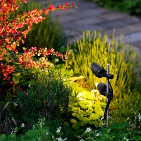 85104K3 - BEGA UniLink® Play 48V Ortsveränderlicher Gartenscheinwerfer, grafit