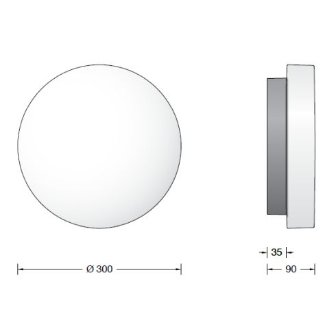 24026K3 KREIS LED-Decken-/ Wandleuchte - Lichtbaustein®