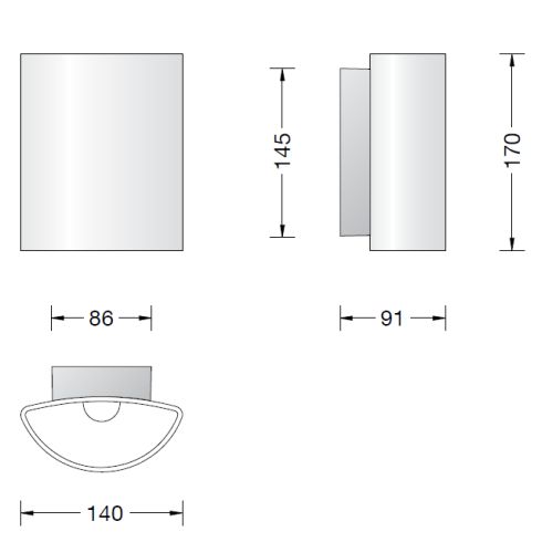 50065.2K3 LED-Wandleuchte