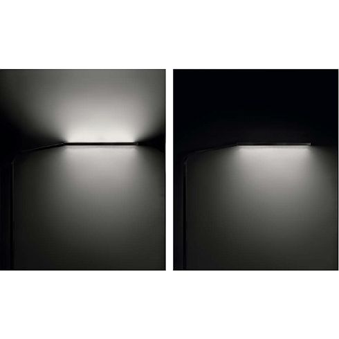 Force One POWER glanzweiß LED-Stehleuchte 3000K