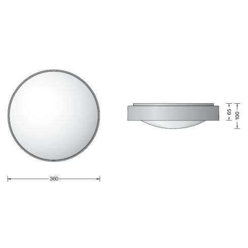 51078.2K3 - STUDIO LINE LED-Deckenleuchte, aluminium