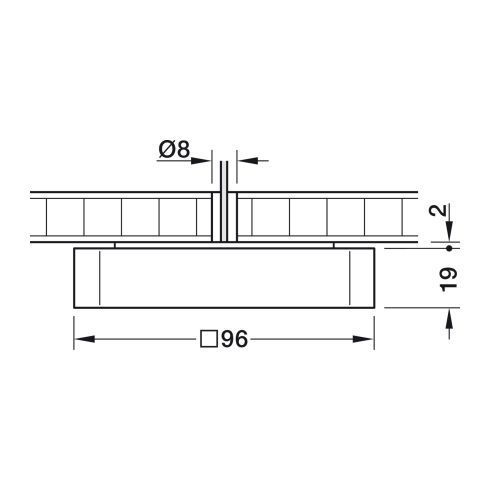 Cubic 16 ON LED-Deckenleuchte 4000K