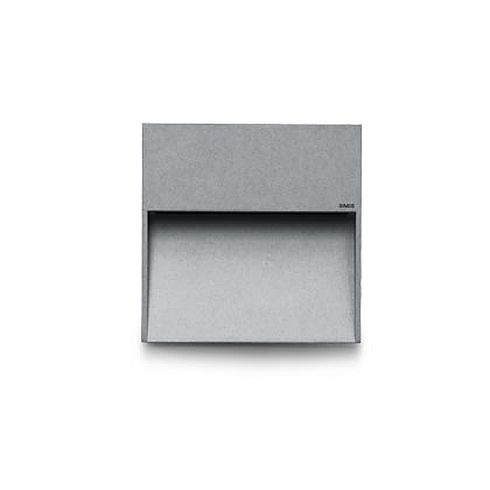 SKILL SQUARE 200 grau LED-Wandanbauleuchte