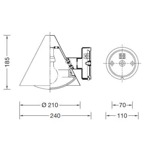 31472K3 Außenwandleuchte