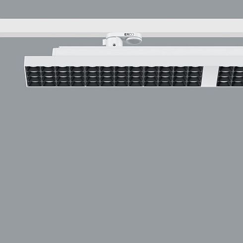 A3000007 JILLY LINEAR weiß - schwarz LED-Downlight für ERCO-3-Ph.-System