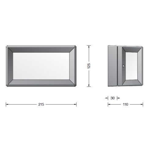22750 LED-Wand-/ Deckenleuchte