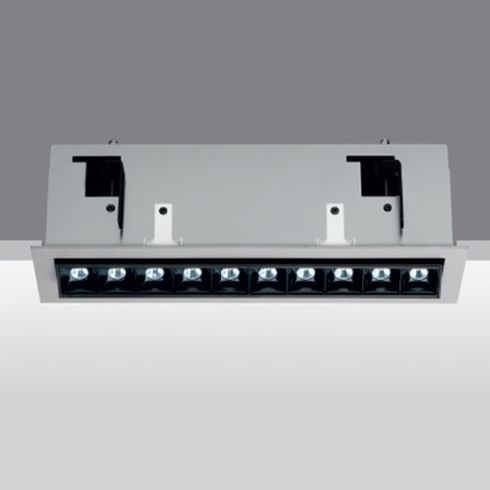 Laser Blade Adjustable - 10 LED-Deckeneinbauleuchte, weiß-schwarz