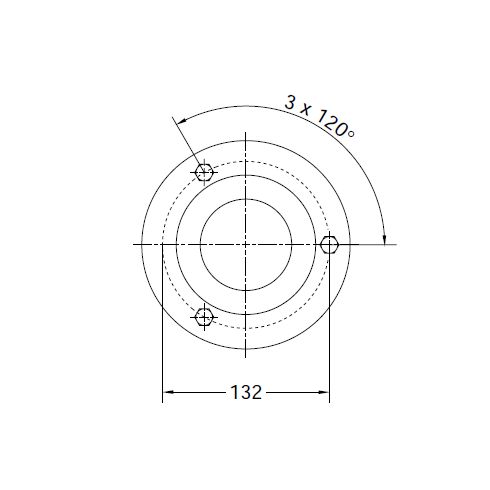 Zubehör - 70896 Erdstück für BEGA-Pollerleuchten