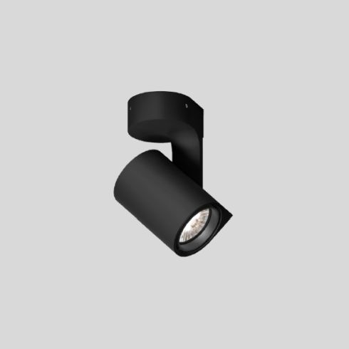 SQUBE ON BASE 2.0 3000K LED-Deckenstrahler, schwarz