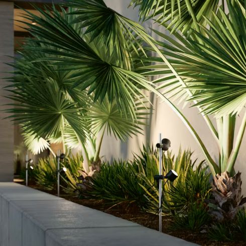 85105K3 - BEGA UniLink® Play 48V Ortsveränderlicher Gartenscheinwerfer, grafit