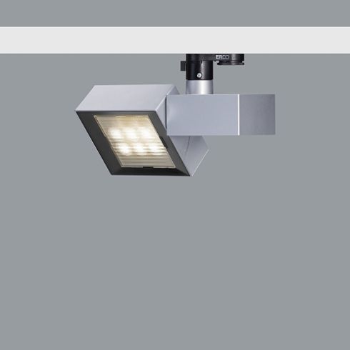 72958.000 OPTON silber LED-Linsenwandfluter für ERCO-3-Ph.-System