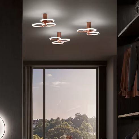 51275.6K3 LED-Deckenleuchte, kupfer matt