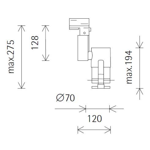 71219.000 OPTEC LED-Konturenstrahler für ERCO-DALI-System