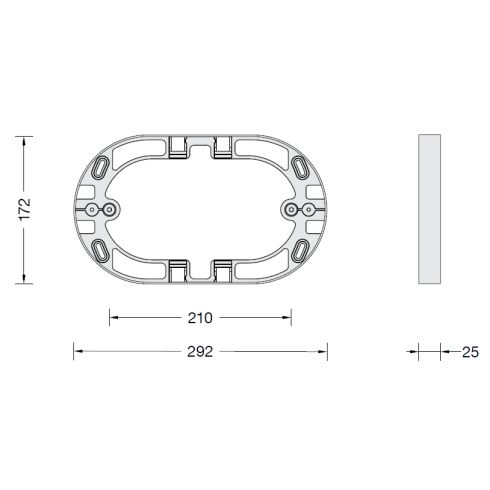 Zubehör - 13641 Montagerahmen, grafit