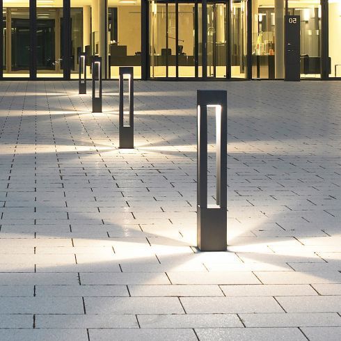 84063AK4 LED-Pollerleuchte, silber