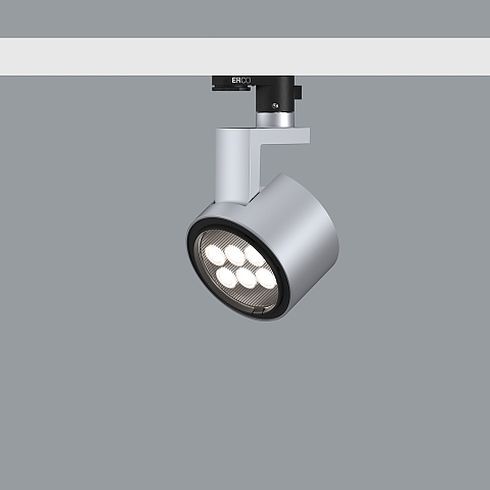 71663.000 PARSCAN silber LED-Fluter für ERCO-DALI-System