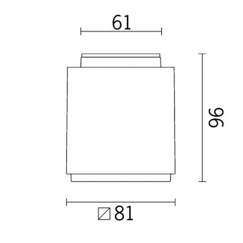 iPro mini 34° LED-Deckenanbauleuchte, weiß