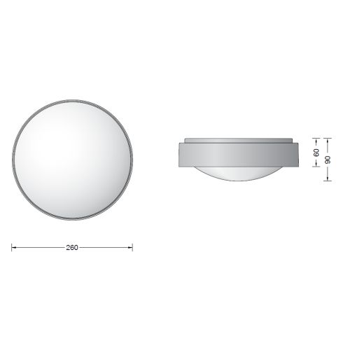 51077.2K3 - STUDIO LINE LED-Deckenleuchte, aluminium