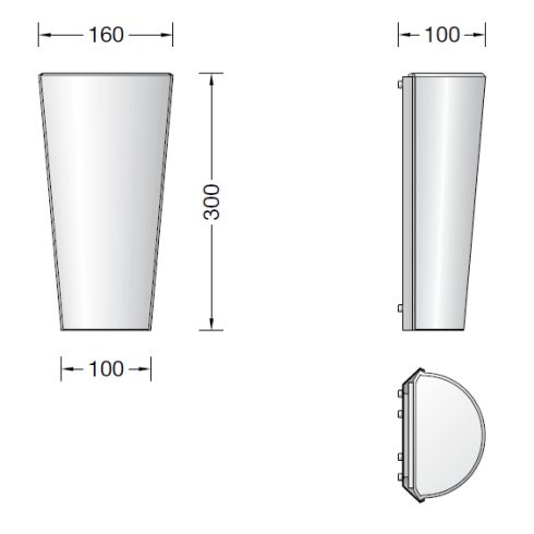 50126.1K3 LED-Wandleuchte, weiß