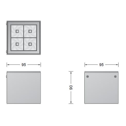 50167.1K4 Deckenleuchte · Kompakttiefstrahler, weiß