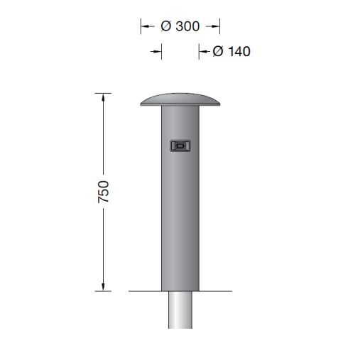 85219A - Smart Garten- und Wegeleuchte, silber