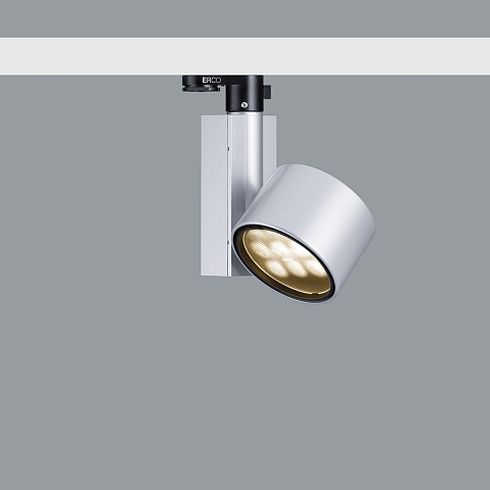 71252.000 OPTEC silber LED-Linsenwandfluter für ERCO-3-Ph.-System