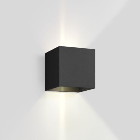 BOX WALL 2.0 3000K LED-Wandleuchte, schwarz