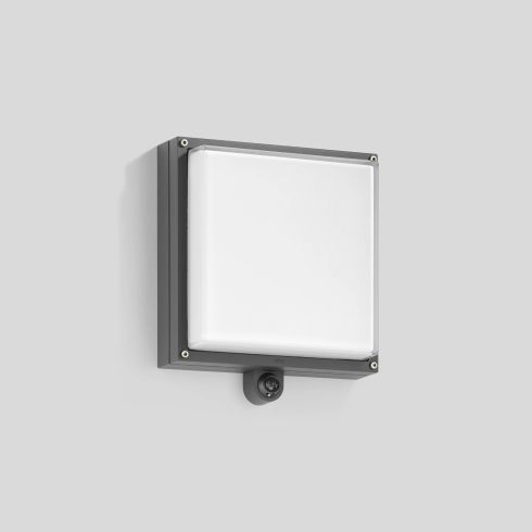 24396K3 LED-Wandleuchte mit PIR-Sensor, grafit