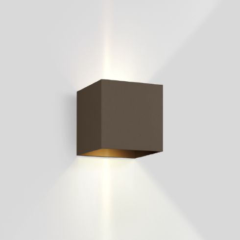 BOX WALL 2.0 3000K LED-Wandleuchte, bronze