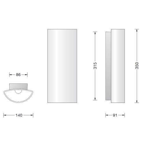 50086.2K3 LED-Wandleuchte