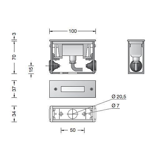 88300K4 LED-Bodeneinbauleuchte