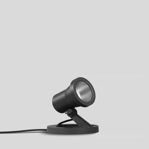 85010K3 LED-Scheinwerfer mit Ringsockel, grafit