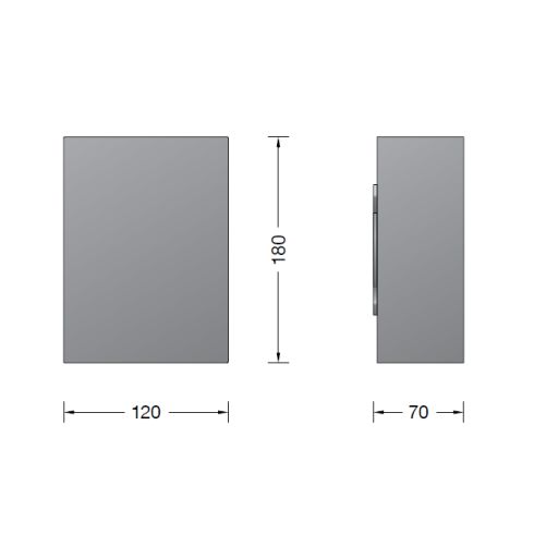 24127K3 - 2 x 15° Wandleuchte, grafit