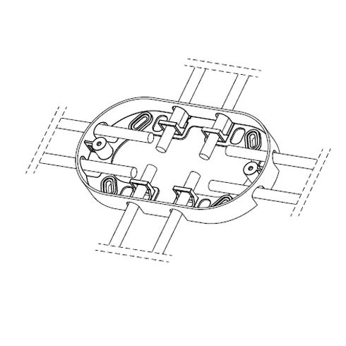 Zubehör - 13640 Montagerahmen, grafit