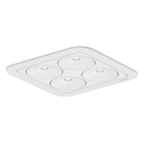 Q Four IN 40° 3000K Deckeneinbauleuchte · Downlight, weiß