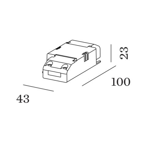 Zubehör - Treiber 10W 500mA LED-Treiber für Wever&Ducré-Leuchten