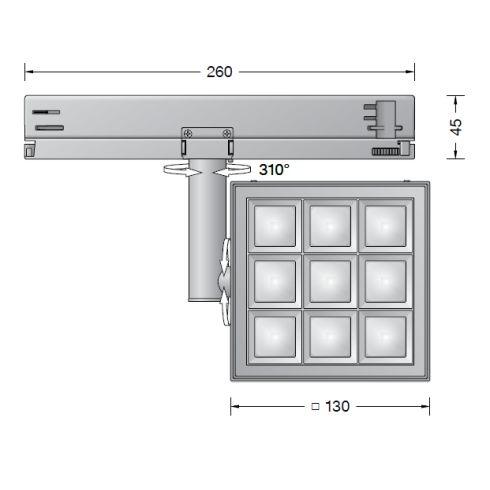 51083.5K4 Strahler für 3-Ph.-Eurostandard-Plus®-Systeme